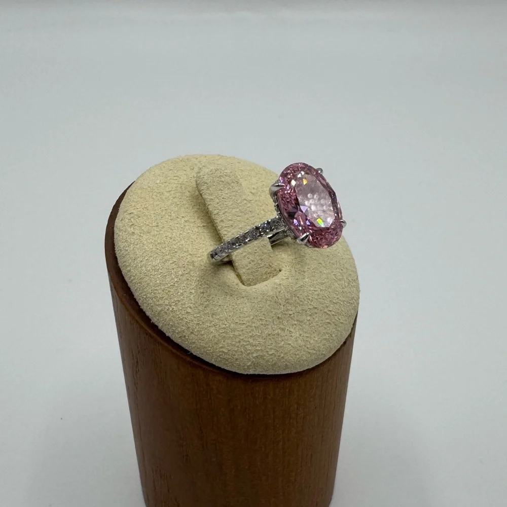3ct Oval Sapphire Ring - Picture 10 of 14
